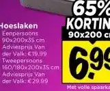 Vomar Voordeelmarkt Hoeslaken aanbieding