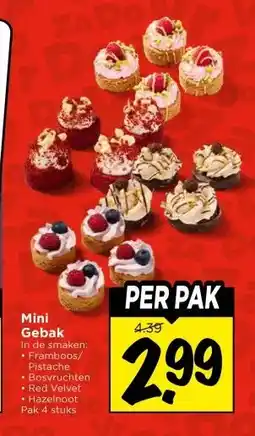 Vomar Voordeelmarkt Mini Gebak aanbieding
