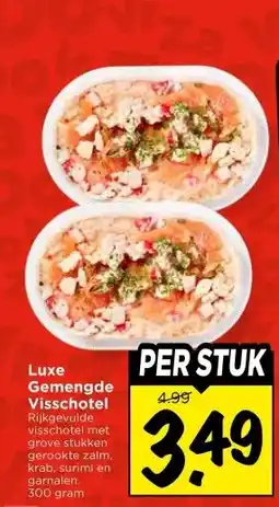 Vomar Voordeelmarkt Luxe Gemengde Visschotel aanbieding