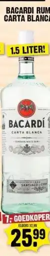 Dirk BACARDI RUM CARTA BLANCAHELE aanbieding