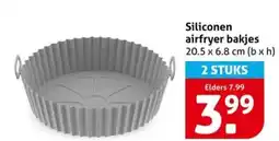 Hoogvliet Siliconen airfryer bakjes aanbieding