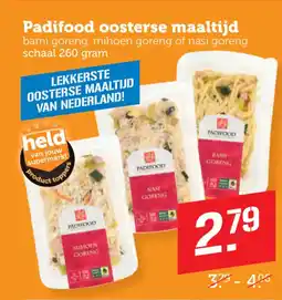 Coop Padifood oosterse maaltijd aanbieding