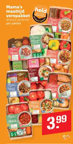 Coop Mama's maaltijd verspakket aanbieding