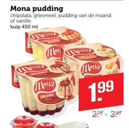 Coop Mona pudding aanbieding