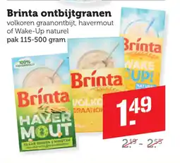 Coop Brinta ontbijtgranen aanbieding