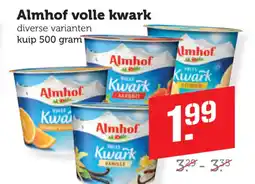Coop Almhof volle kwark aanbieding