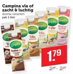 Coop Campina vla of zacht & luchtig aanbieding