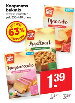 Coop Koopmans bakmix aanbieding