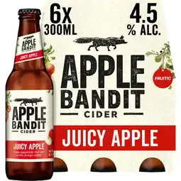 Jumbo Apple Bandit Juicy Apple Cider Fles 6 x 300ml aanbieding