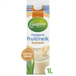 Jumbo Campina Magere Fruitmelk Banaan 1 L aanbieding