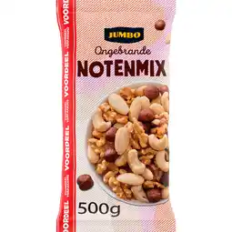 Jumbo Jumbo Ongebrande Notenmix Voordeelverpakking 500 g aanbieding