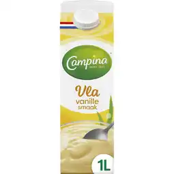 Jumbo Campina Vla Vanille Smaak 1 L aanbieding