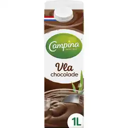 Jumbo Campina Vla Chocolade 1 L aanbieding