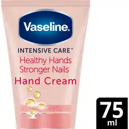 Jumbo Vaseline Handcrème Healthy Hands & Stronger Nails 75 ml aanbieding