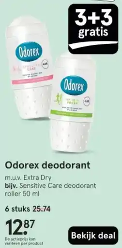 Etos Odorex deodorant aanbieding
