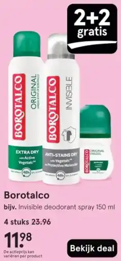 Etos Borotalco aanbieding