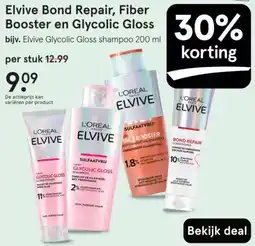 Etos Elvive Bond Repair, Fiber Booster en Glycolic Gloss aanbieding