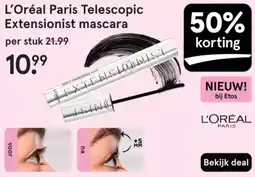 Etos L'Oréal Paris Telescopic Extensionist mascara aanbieding