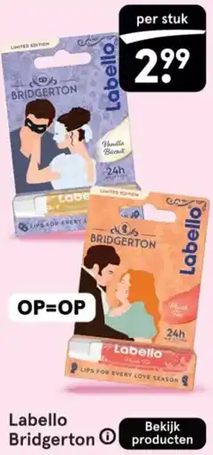 Etos Labello Bridgerton aanbieding