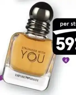 Etos Armani Stronger With You aanbieding