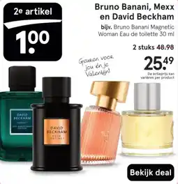 Etos Bruno Banani, Mexx en David Beckham aanbieding