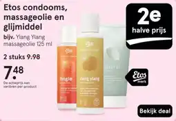 Etos Etos condooms, massageolie en glijmiddel aanbieding