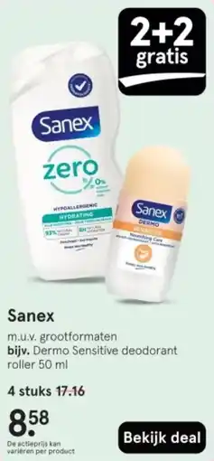 Etos Sanex aanbieding