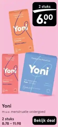 Etos Yoni aanbieding