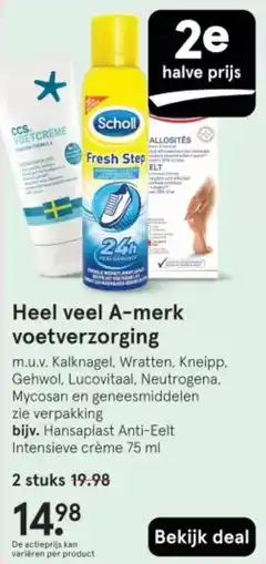 Etos Heel veel A-merk voetverzorging aanbieding