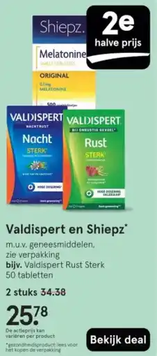Etos Valdispert en Shiepz aanbieding