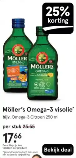 Etos Möller's Omega-3 visolie aanbieding