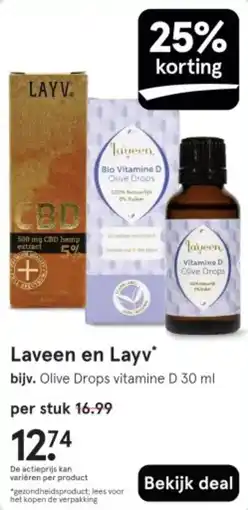 Etos Laveen en Layv aanbieding