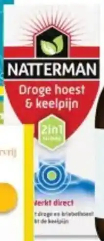 Etos 4 Natterman droge hoest & keelpijn aanbieding