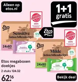 Etos Etos megaboxen doekjes aanbieding