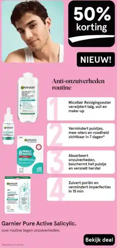 Etos Garnier Pure Active Salicylic aanbieding