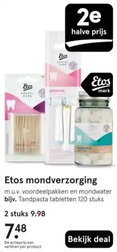 Etos Etos mondverzorging aanbieding