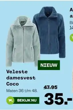 Welkoop Veleste damesvest Coco aanbieding
