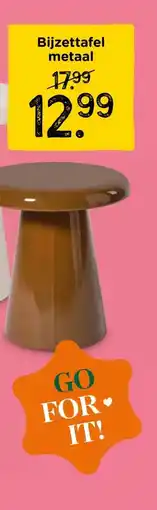 Xenos Bijzettafel metaal aanbieding