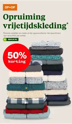 Welkoop Opruiming vrijetijdskleding aanbieding