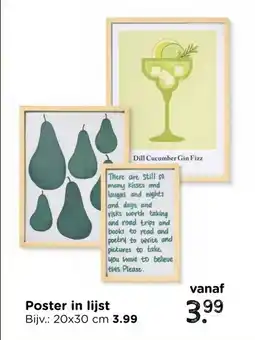 Xenos Poster in lijst aanbieding