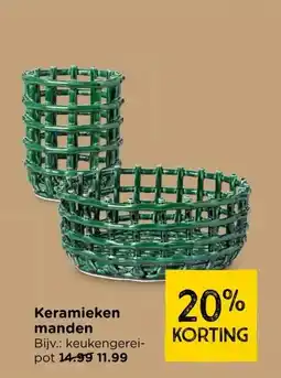 Xenos Keramieken manden aanbieding