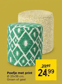 Xenos Poefje met print aanbieding
