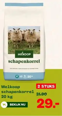 Welkoop Welkoop schapenkorrel aanbieding