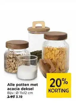 Xenos Alle potten met acacia deksel aanbieding