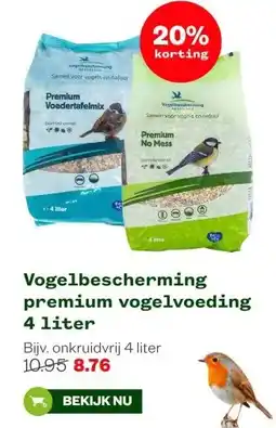 Welkoop Vogelbescherming premium vogelvoeding 4 liter aanbieding