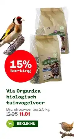 Welkoop Via Organica biologisch tuinvogelvoer aanbieding