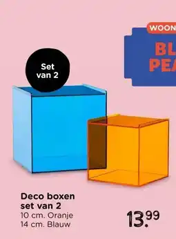 Xenos Deco boxen set van 2 aanbieding