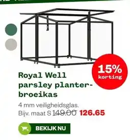 Welkoop Royal Well parsley planter- broeikas aanbieding