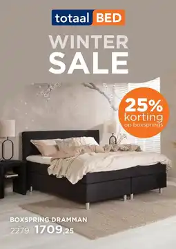 TotaalBED Boxspring Dramman aanbieding