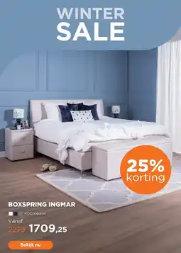 TotaalBED Boxspring Ingmar aanbieding